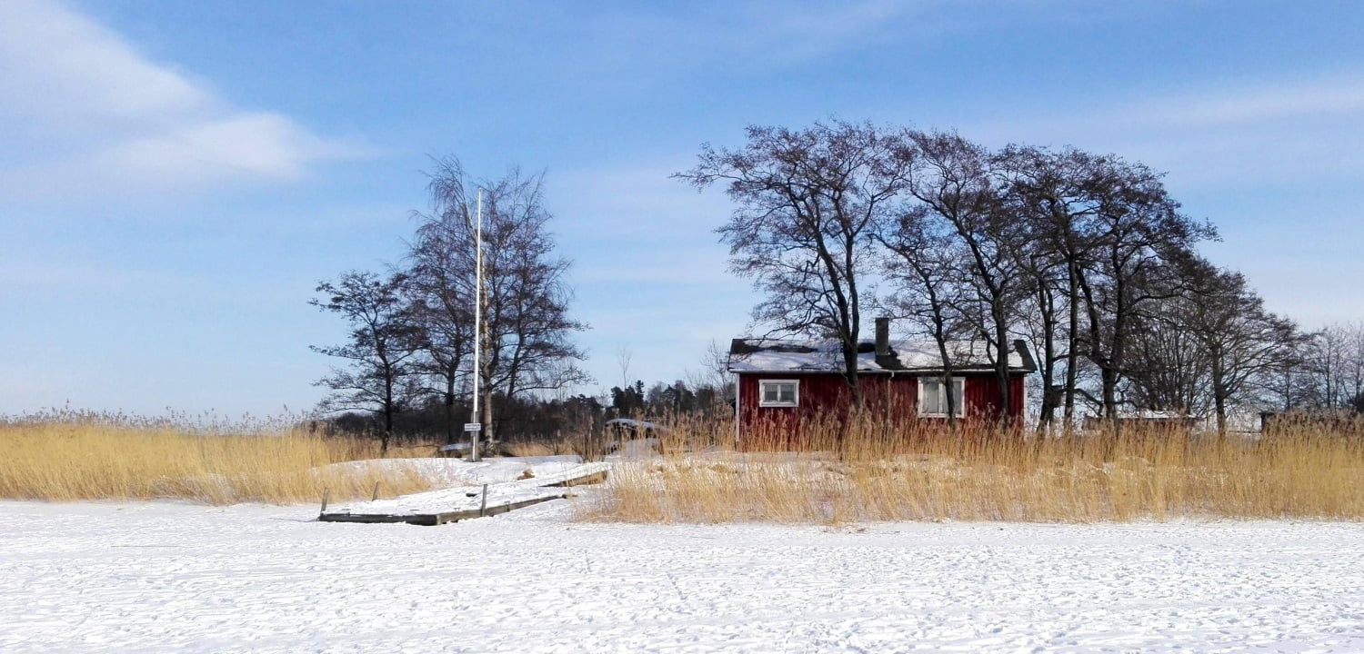 Helsinki frozen sea