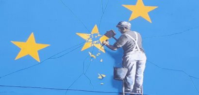 Banksy Brexit mural