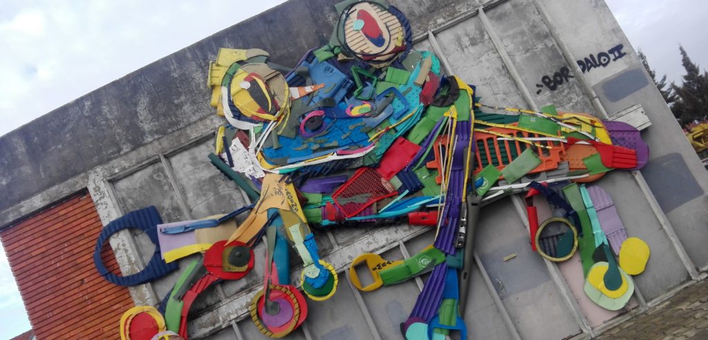 Frog street art