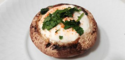 Cheese stuffed mushroom
