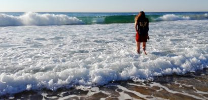 Rima in the ocean